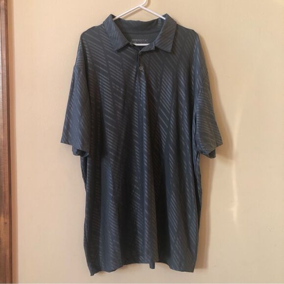 Nike Dri Fit Embossed Polo Shirt XXL - Picture 2 of 7